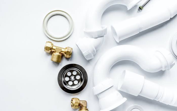 Bathroom waste pipes and drainage